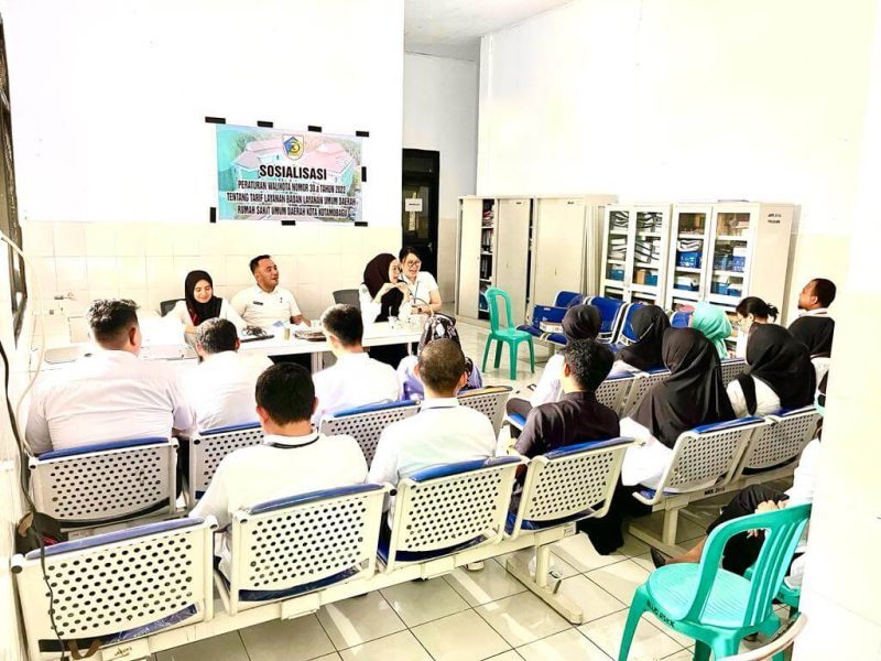 RSUD Kotamobagu Gelar Sosialisasi Perwako tentang Tarif Layanan Blud