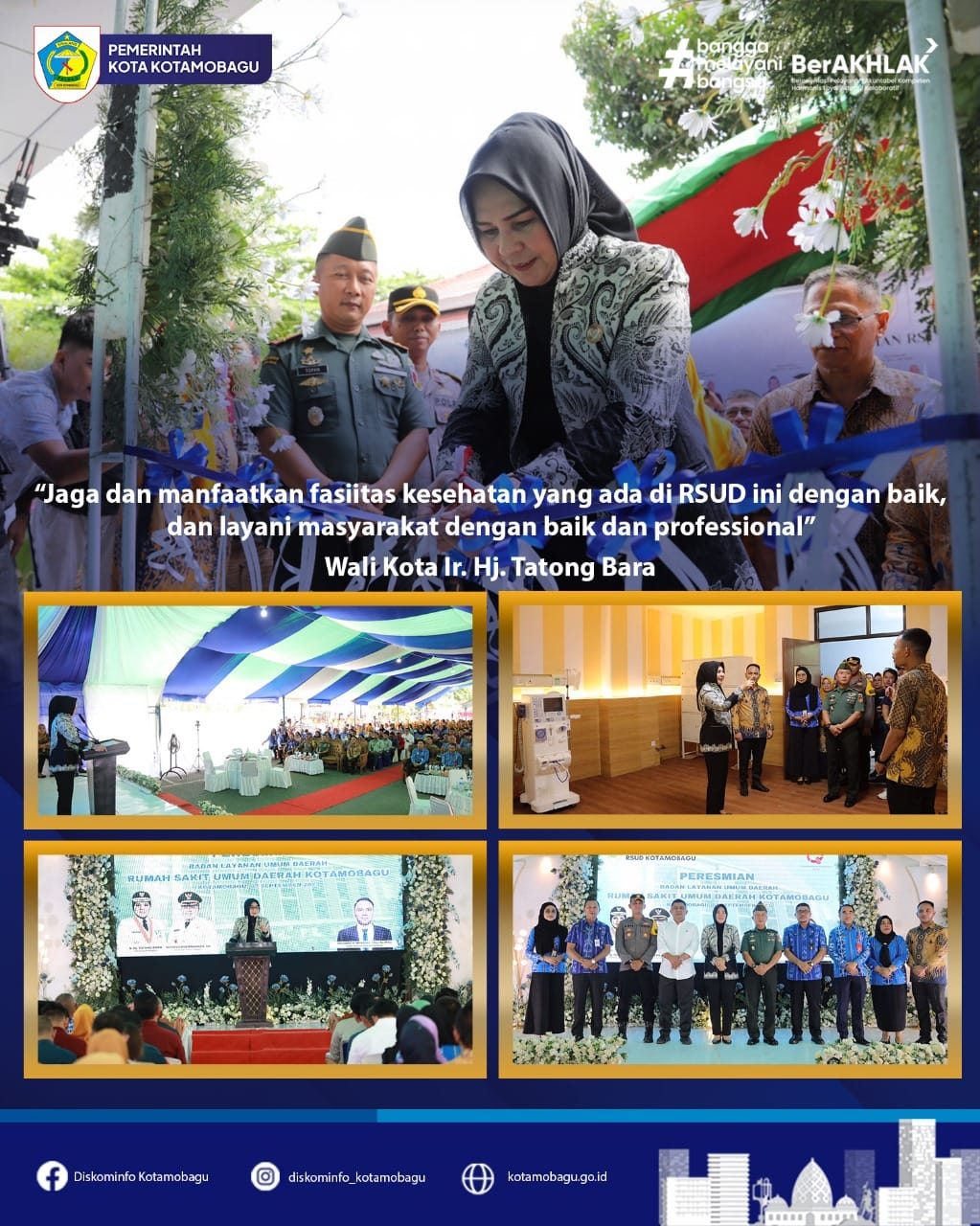 Peresmian BLUD RSUD Kotamobagu